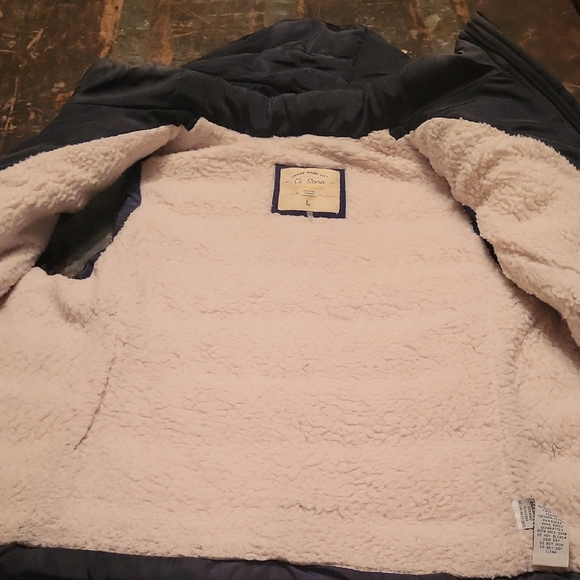 Ci Sono Navy Hooded Puffer Vest - Picture 3 of 5